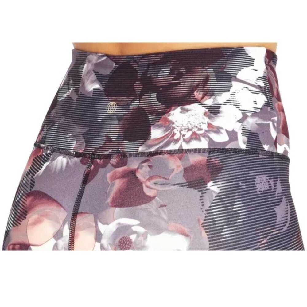 Balance Collection Floral Print Dry-Wik High Rise Contender 25" Ankle Leggings S - Picture 6 of 8